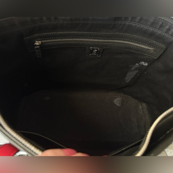 MCM Black and Red Embossed Tote - Picture 11 of 11